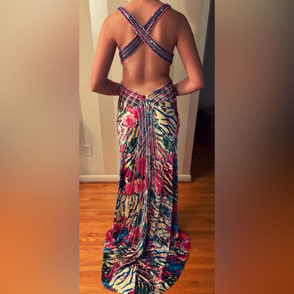 Multicolor Caché dress - Picture 5 of 8